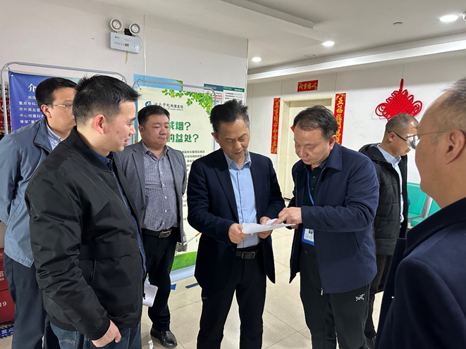 省科技厅社发处莅临我院调研医学技术示范基地建设运行工作
